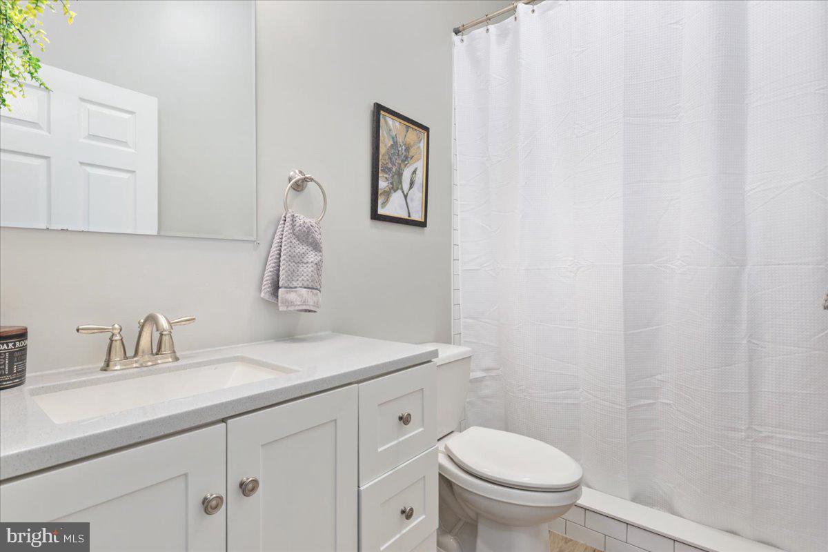 5331 Merry Oaks Road The Plains, VA 20198 - Photo 31 of 54 a bathroom with a toilet a sink and mirror