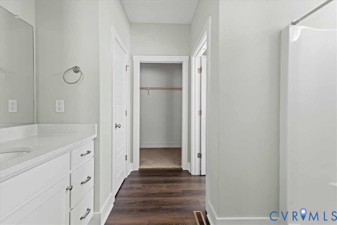 1191 Lewiston Plank Road Burkeville, VA 23922 - Photo 20 of 29 a bathroom with a sink and a shower