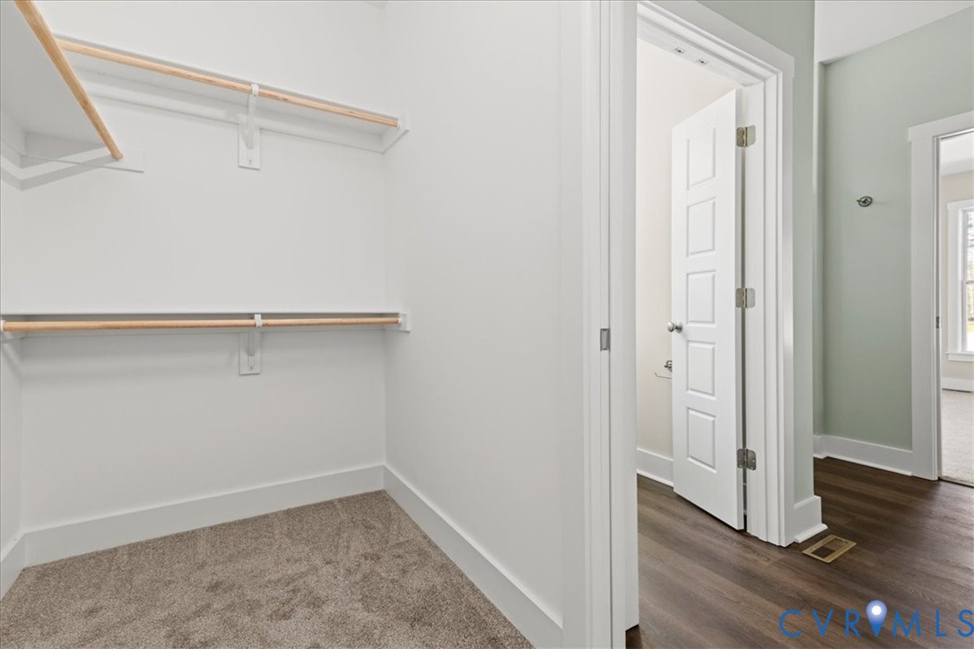 1191 Lewiston Plank Road Burkeville, VA 23922 - Photo 23 of 29 a view of an empty walk in closet