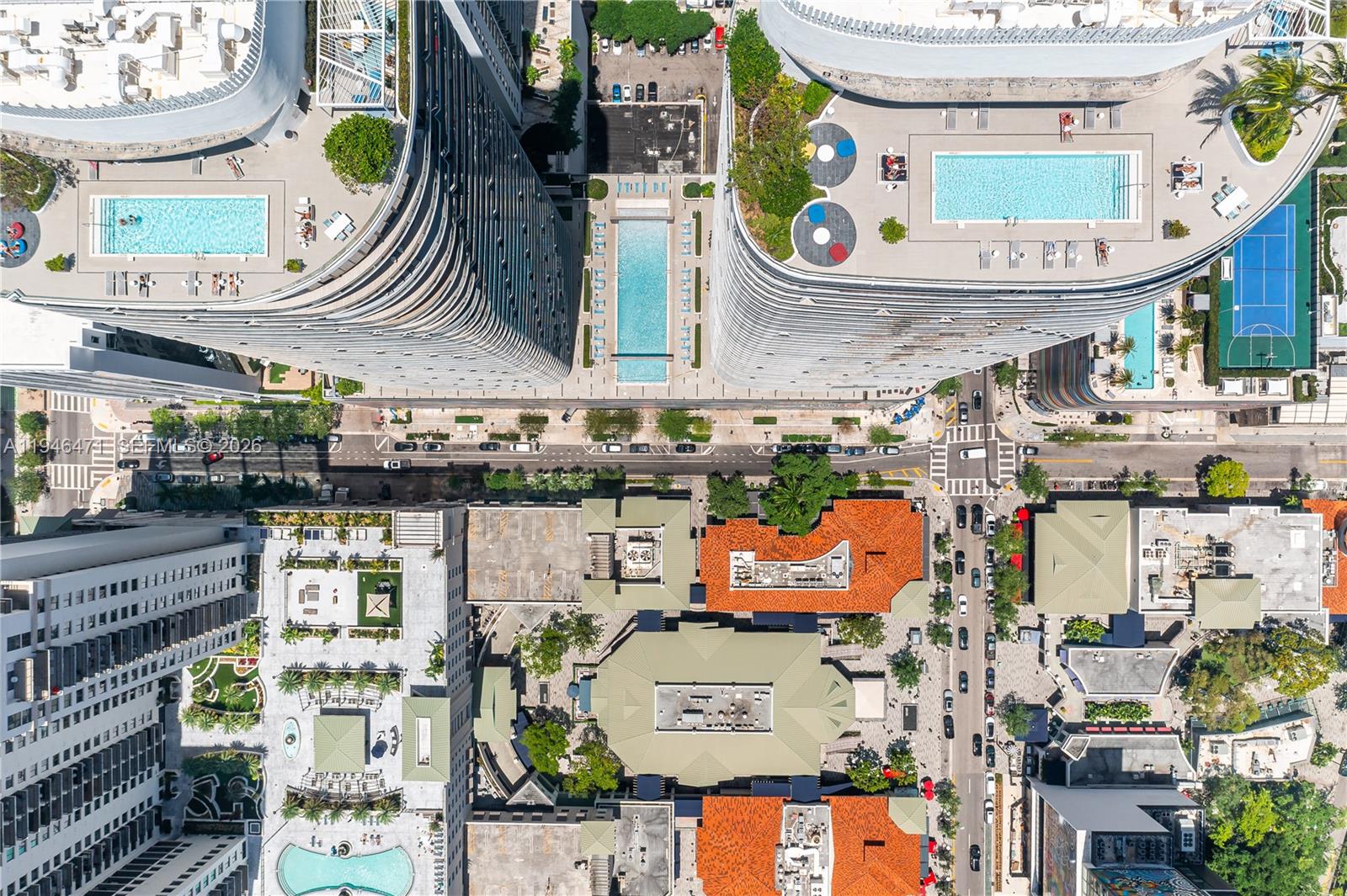 45 Southwest 9th Street, Unit 1205 Miami, FL 33130 - Photo 6 of 27 an aerial view of a city