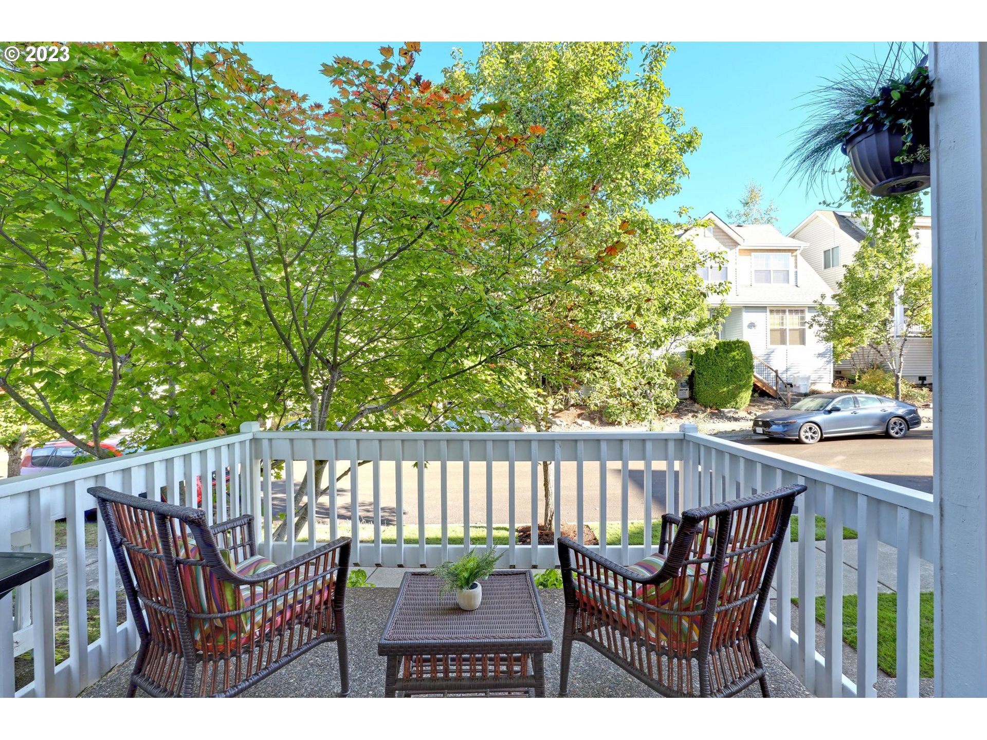 10698 Southwest Washington Street Portland, OR 97225 - Photo 22 of 25 a view of a wooden chairs on the deck