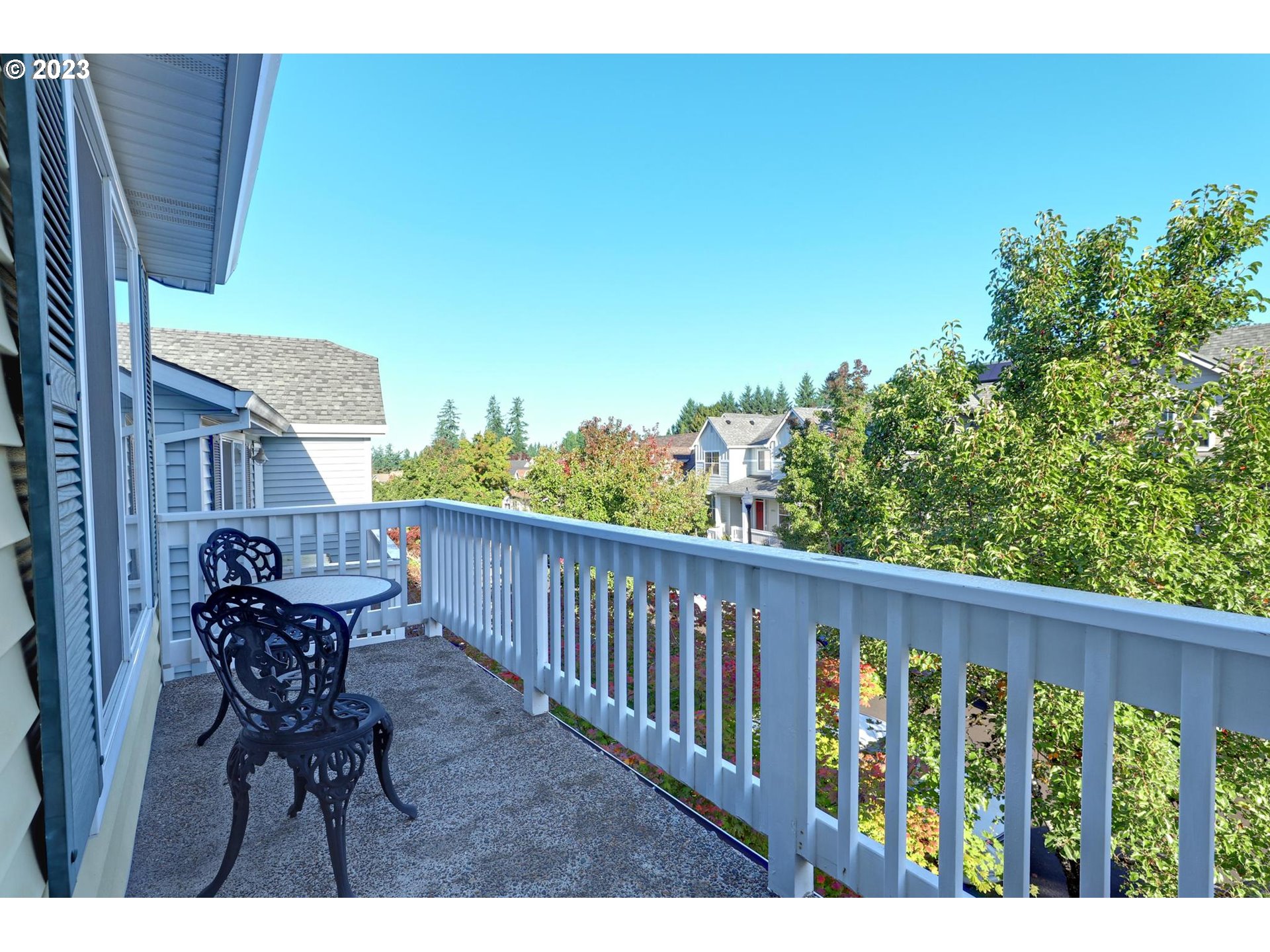 10698 Southwest Washington Street Portland, OR 97225 - Photo 23 of 25 a view of a chair and table in the balcony