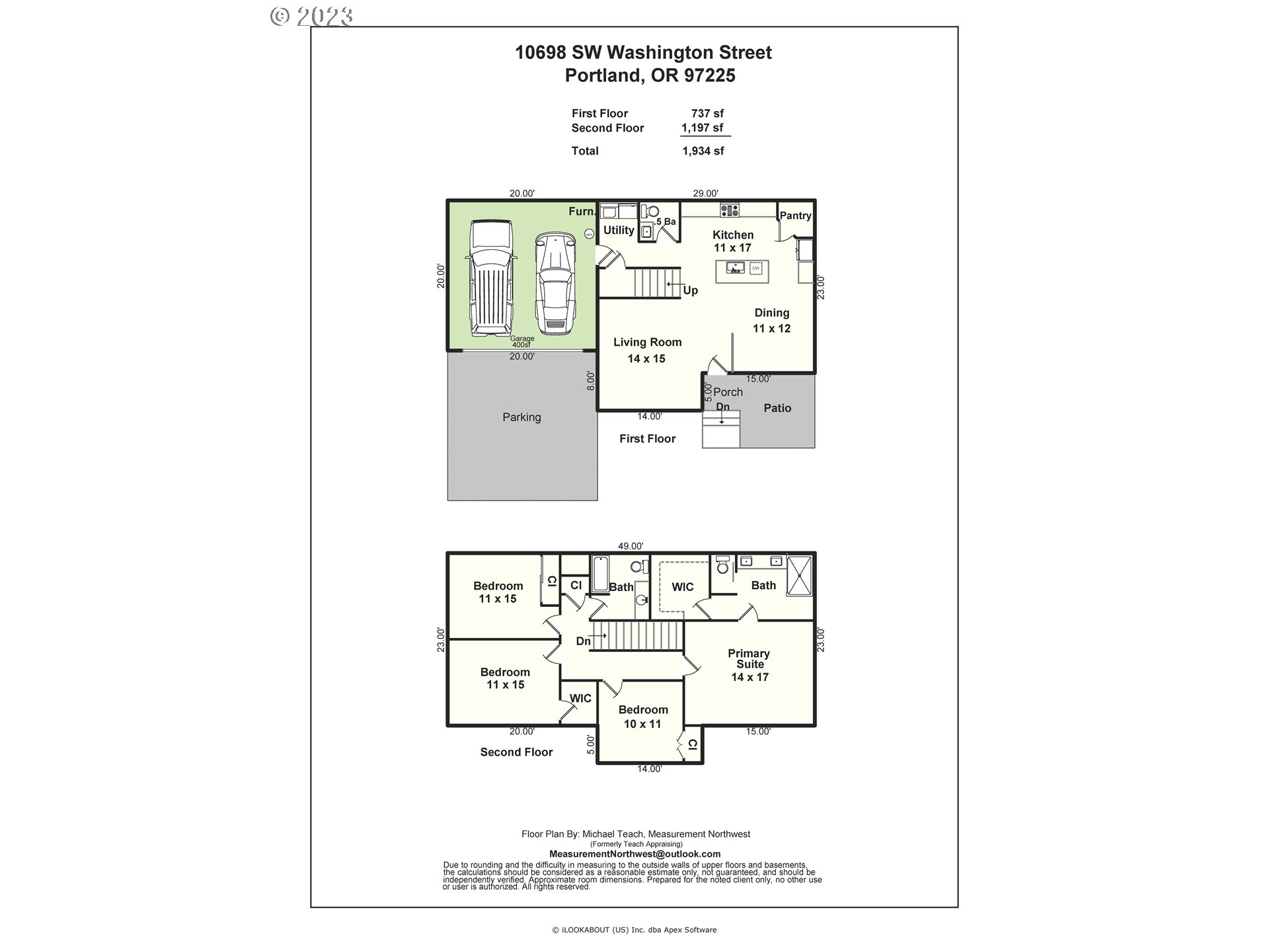 10698 Southwest Washington Street Portland, OR 97225 - Photo 25 of 25 a picture of a floor plan