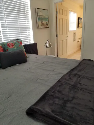 a view of a backyard with a garden