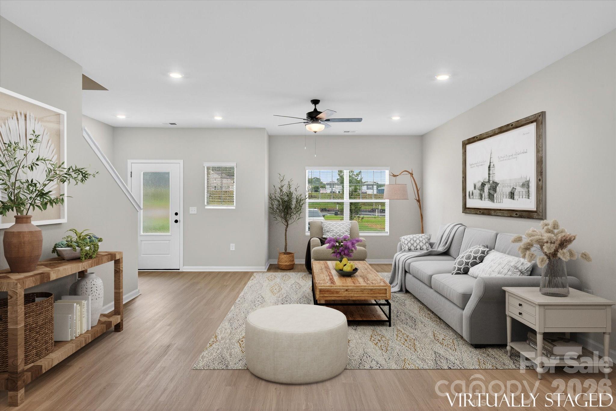 1850 Rhyne Elementary Drive Gastonia, NC 28052 - Photo 3 of 20 a living room with furniture and a large window