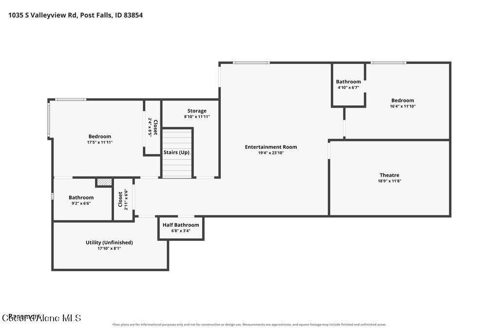1035 South Valleyview Road Post Falls, ID 83854 - Photo 75 of 92 Main House - Walkout Basement
