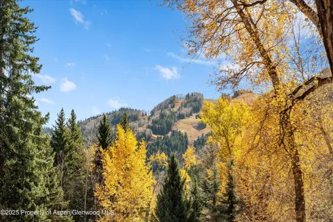 a front view of a residential apartment building with a yard