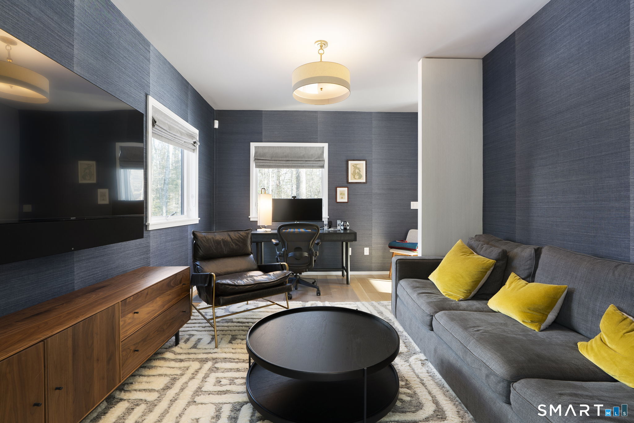 60 Selleck Hill Road Salisbury, CT 06068 - Photo 12 of 32 a bathroom with a granite countertop sink and a mirror