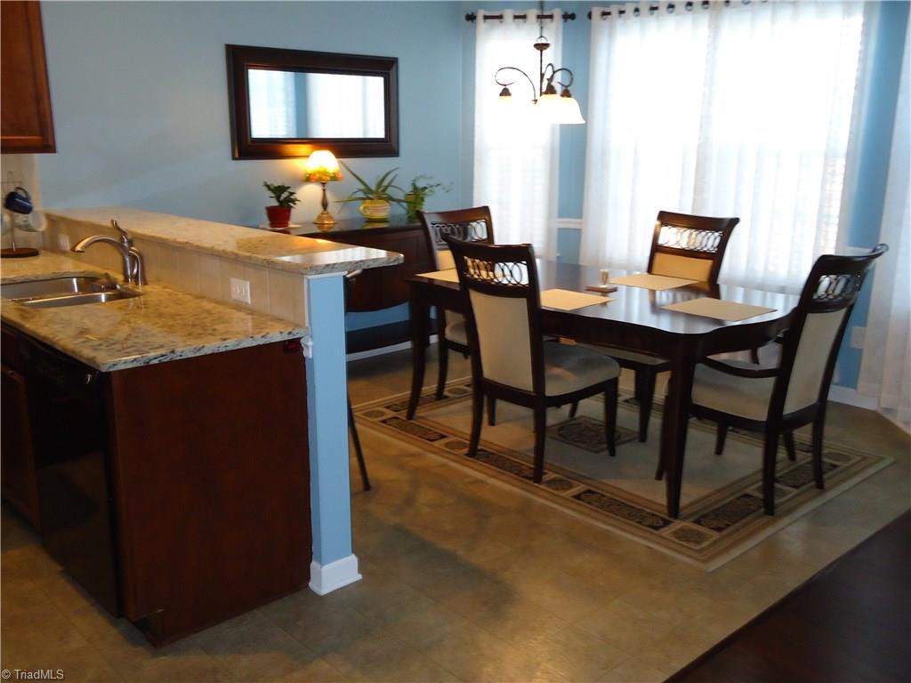 4573 Silo Ridge Clemmons, NC 27012 - Photo 8 of 27 Open Kitchen/Dining Area Near Bay Window