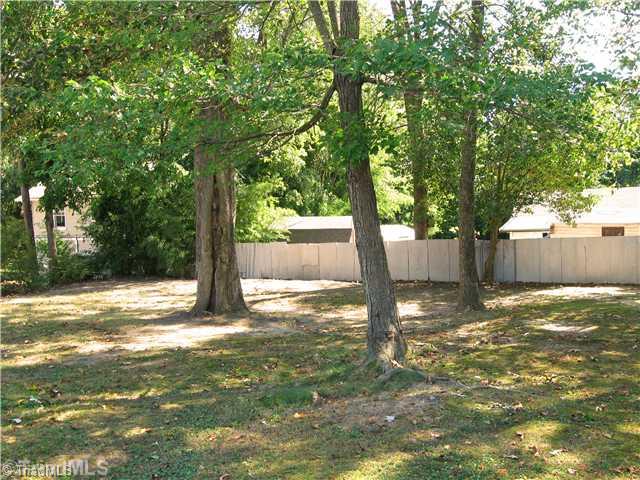 2907 West English Road High Point, NC 27262 - Photo 16 of 16 Yard/Garden. View of Back Yard . . .Partially fenced with neighbor fences.