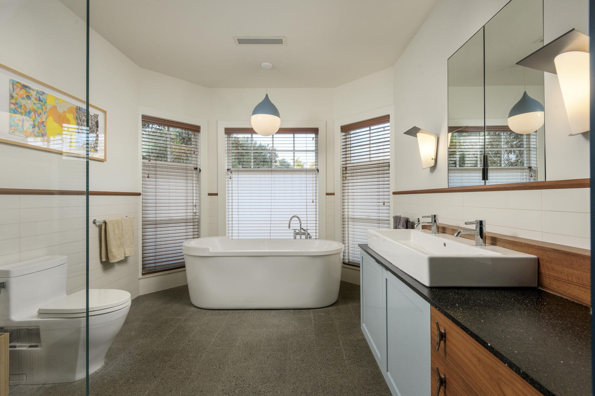 8096 Puesta Del Sol Carpinteria, CA 93013 - Photo 24 of 38 a bathroom with a double vanity sink mirror and bathtub