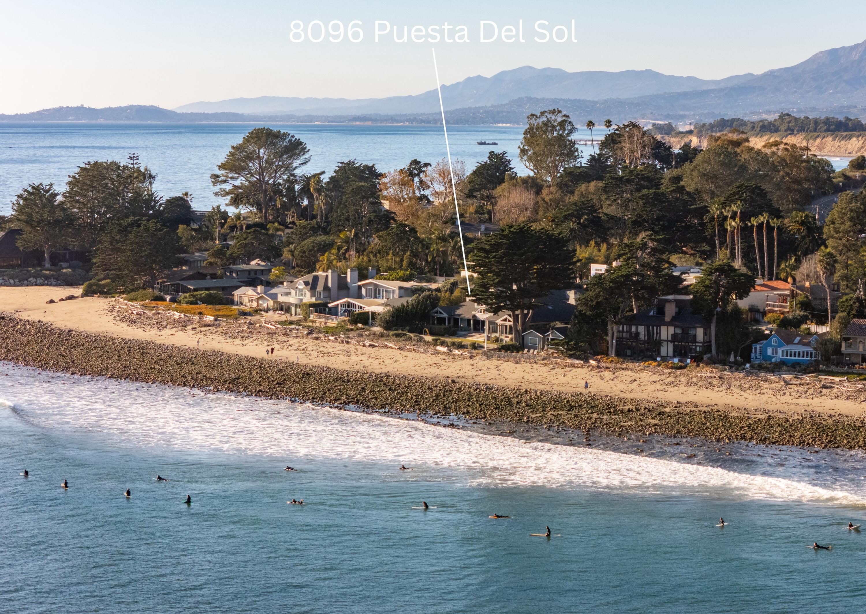 8096 Puesta Del Sol Carpinteria, CA 93013 - Photo 37 of 38 a view of a town with mountains