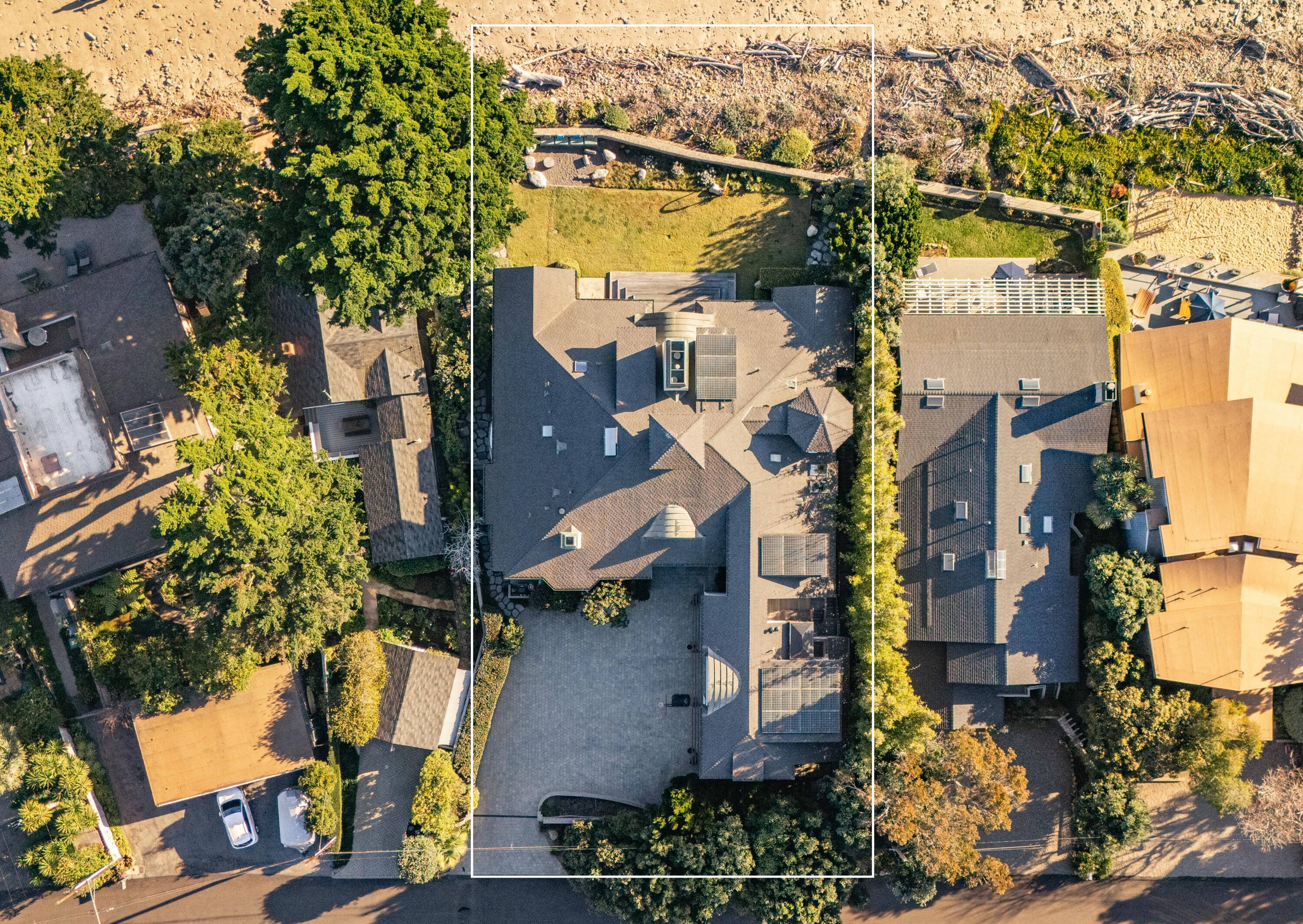 8096 Puesta Del Sol Carpinteria, CA 93013 - Photo 38 of 38 an aerial view of residential houses with outdoor space