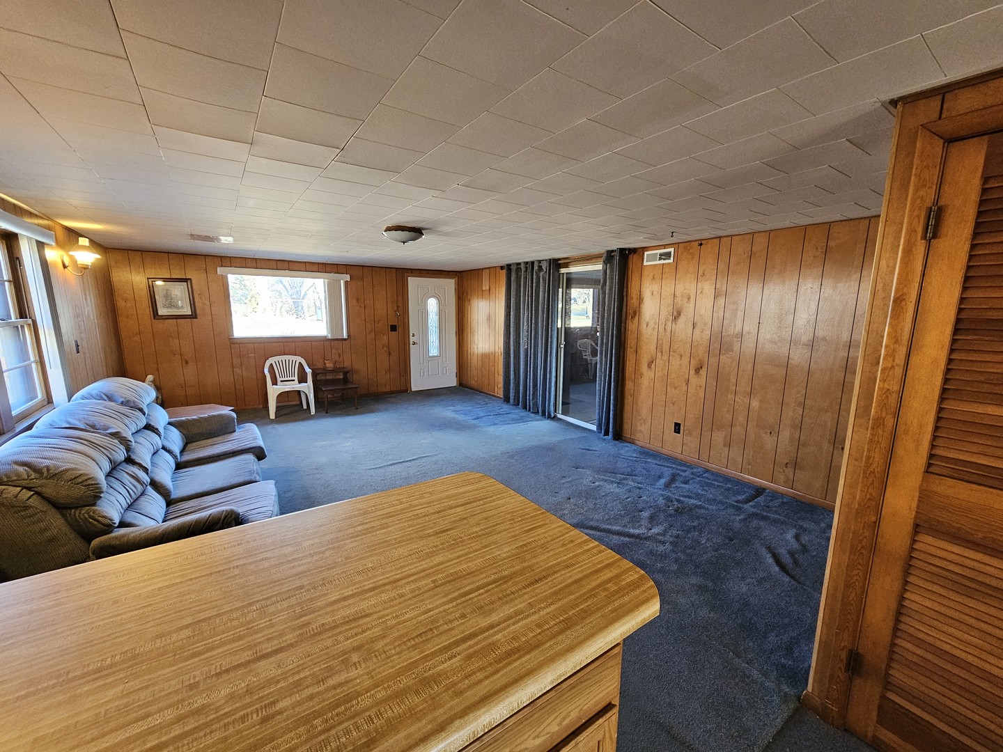 607 South Broadway Street Waltonville, IL 62894 - Photo 11 of 23 a view of a livingroom with furniture and staircase