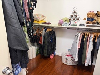 17416 Birchtree Street Fontana, CA 92337 - Photo 9 of 18 a view of walk in closet with clothes and shoes