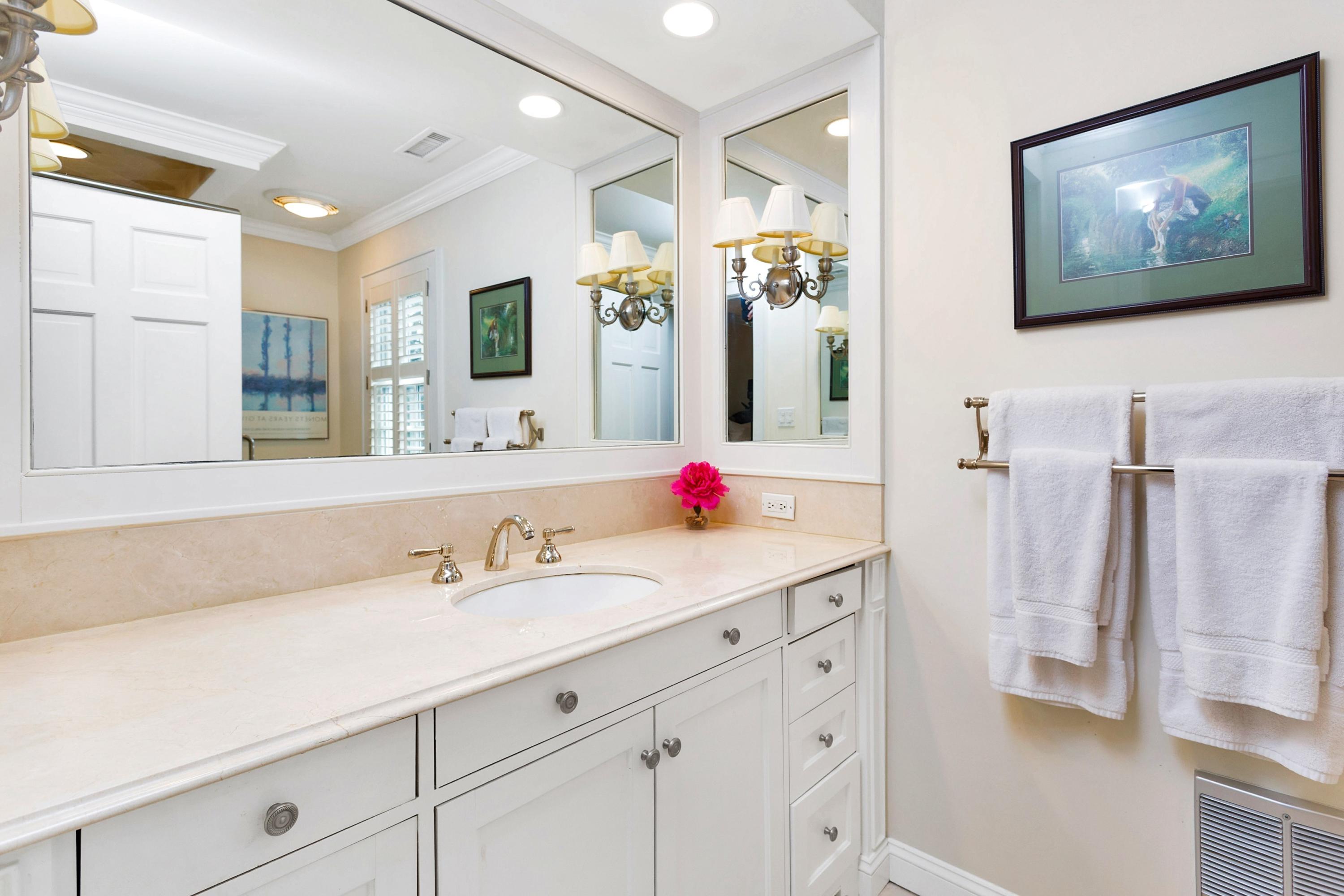 12 Dorchester Lane Riverside, CT 06878 - Photo 18 of 35 a bathroom with a sink double vanity and a mirror