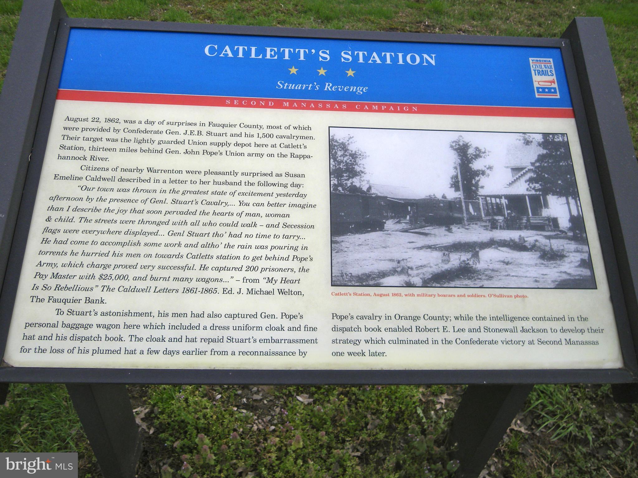 9262 Elk Run Road Catlett, VA 20119 - Photo 30 of 30 History Plaque