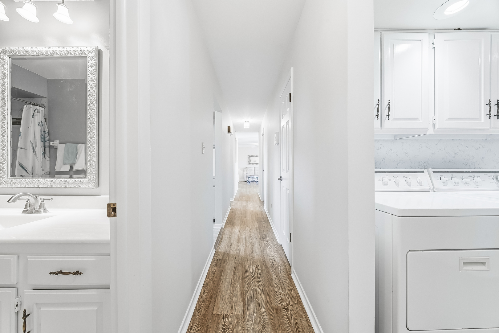 18317 Harper Street Lansing, IL 60438 - Photo 16 of 26 a view of a bathroom from the hallway