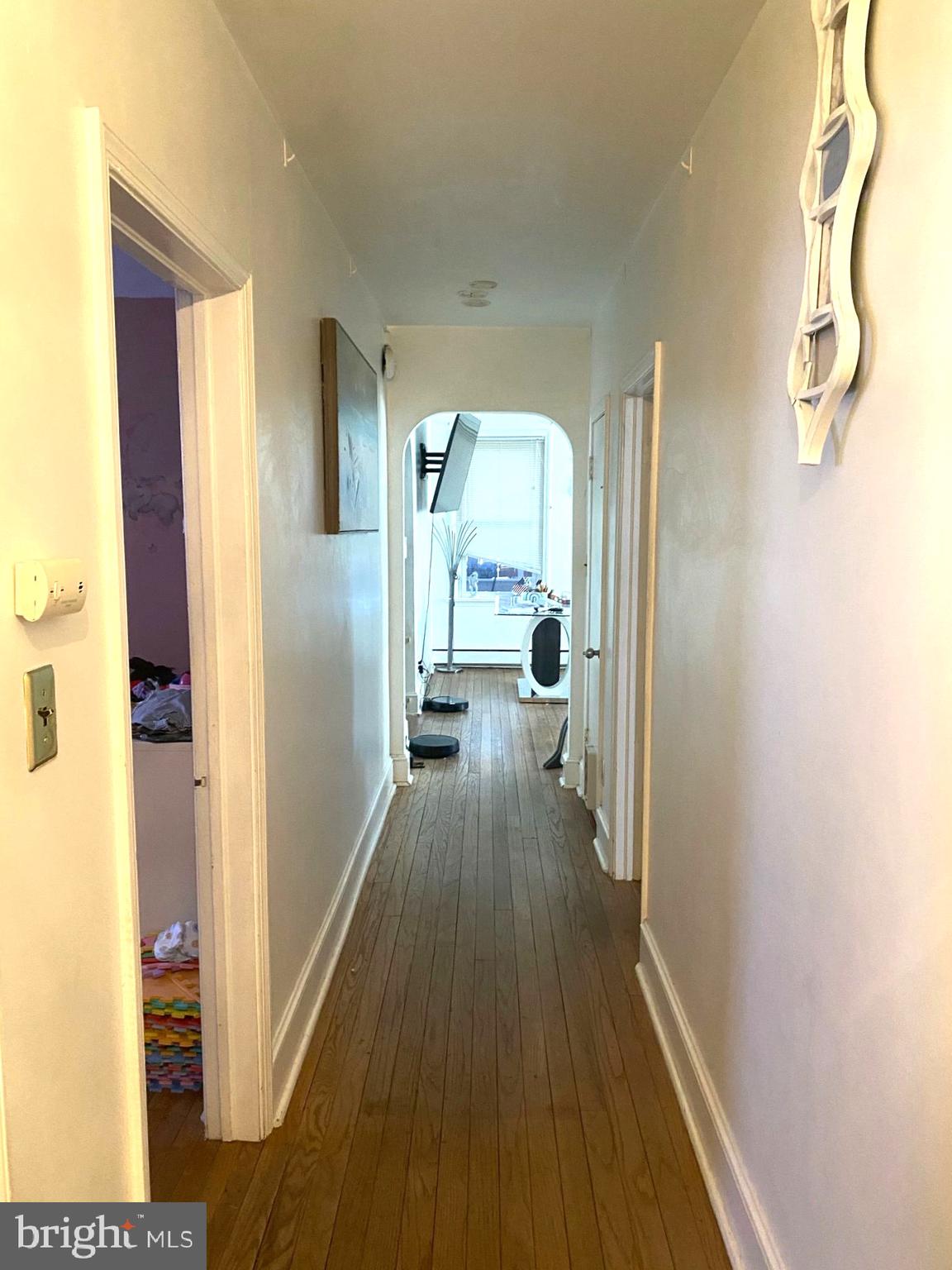 5817 Keystone Street, Unit A Philadelphia, PA 19135 - Photo 24 of 27 a view of hallway with wooden floor