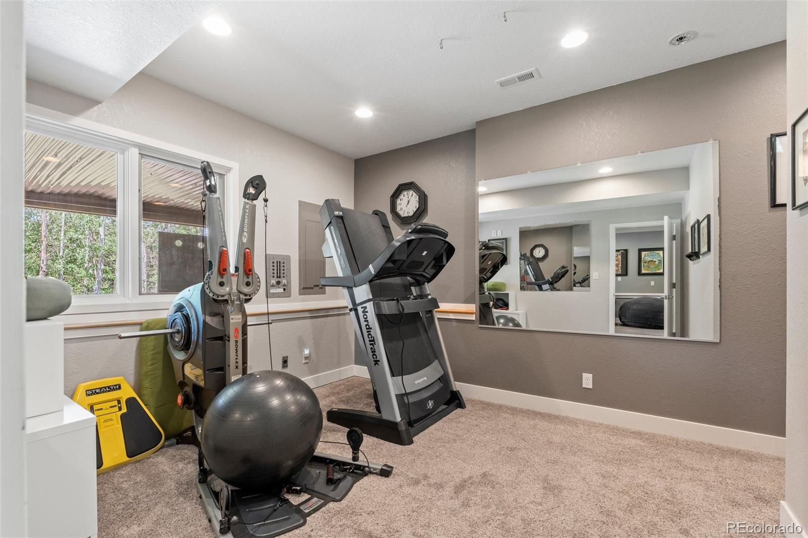 1682 Sinton Road Evergreen, CO 80439 - Photo 28 of 40 a view of a room with gym equipment