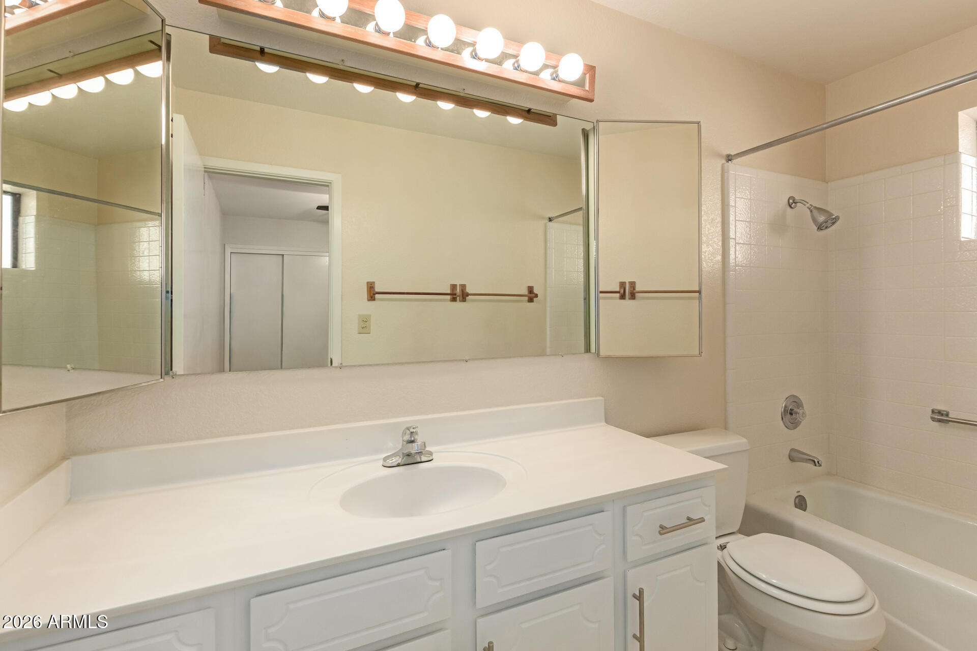 520 South Greenfield Road, Unit 30 Mesa, AZ 85206 - Photo 22 of 29 a bathroom with a sink a toilet and shower
