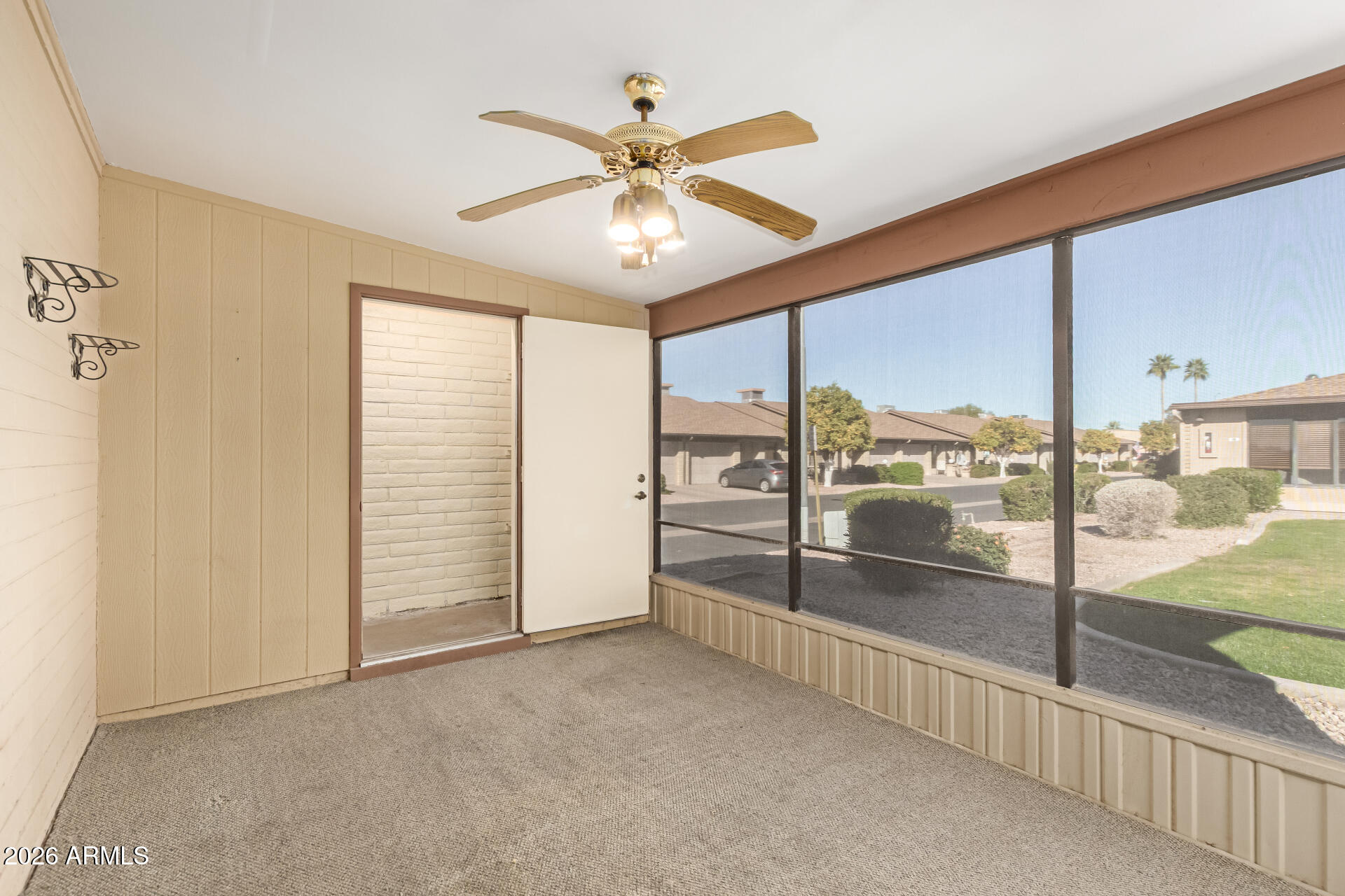 520 South Greenfield Road, Unit 30 Mesa, AZ 85206 - Photo 23 of 29 wooden floor in an empty room with a window