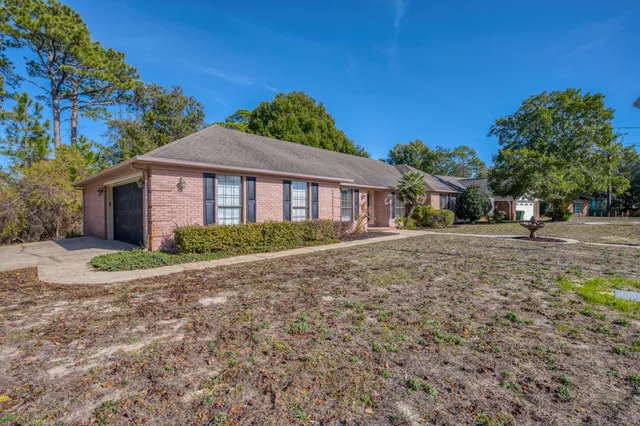 a view of a house with a patio