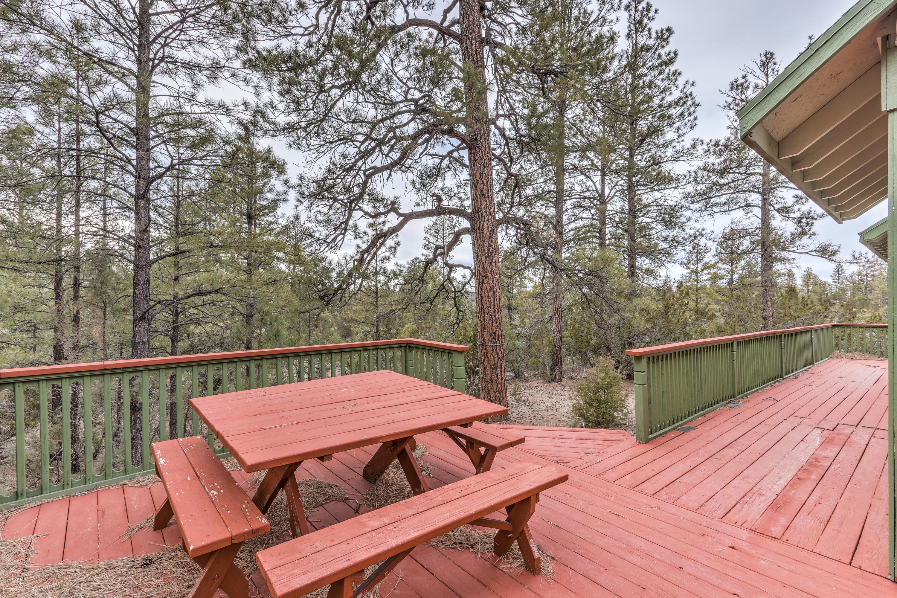 1939 Artist Draw Road Heber, AZ 85928 - Photo 8 of 40 a view of deck with furniture and trees