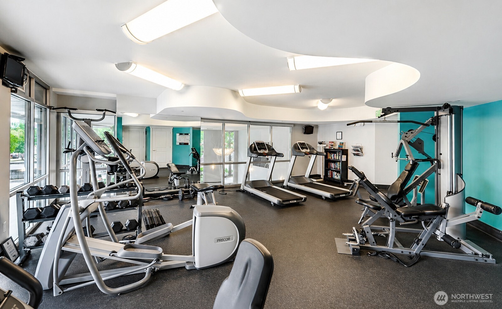 699 John Street, Unit 515 Seattle, WA 98109 - Photo 25 of 26 a view of a room with gym equipment