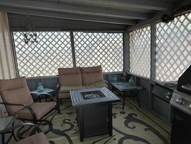 58474 Old Lake Road Christmas Valley, OR 97641 - Photo 17 of 23 Enclosed Porch area