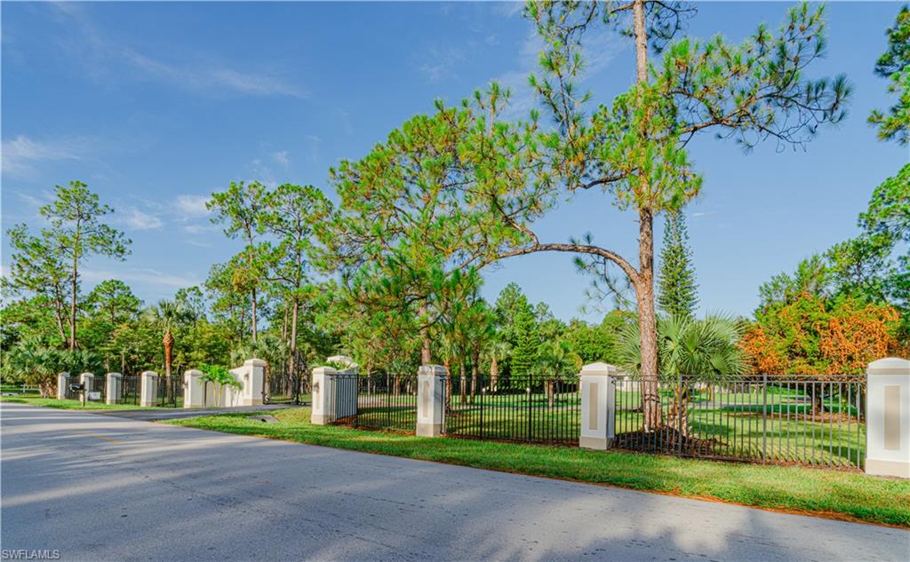 131 25th Street Southwest Naples, FL 34117 - Photo 3 of 50 a front view of a house with a yard and trees