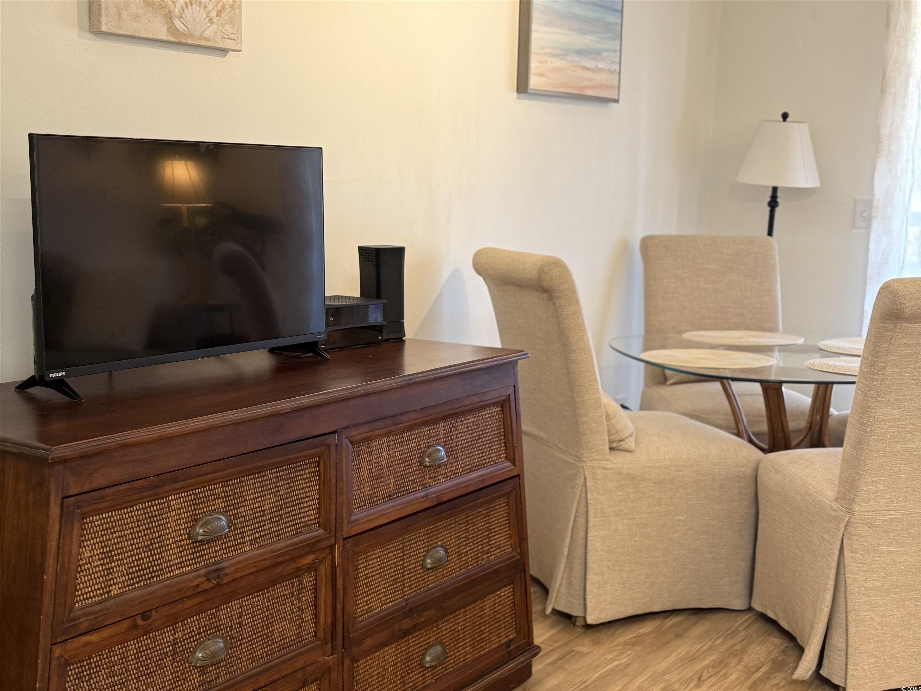 4350 Intercoastal Drive, Unit INTERCOASTAL VILLAGE UNI Little River, SC 29566 - Photo 13 of 21 Home office featuring light wood-style floors