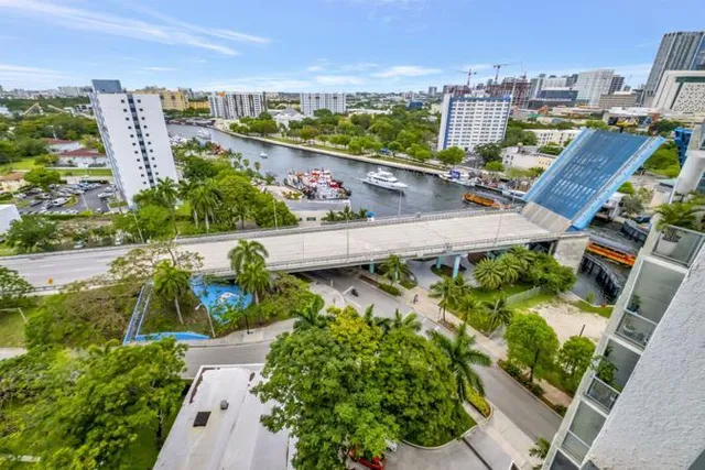 a front view of a building