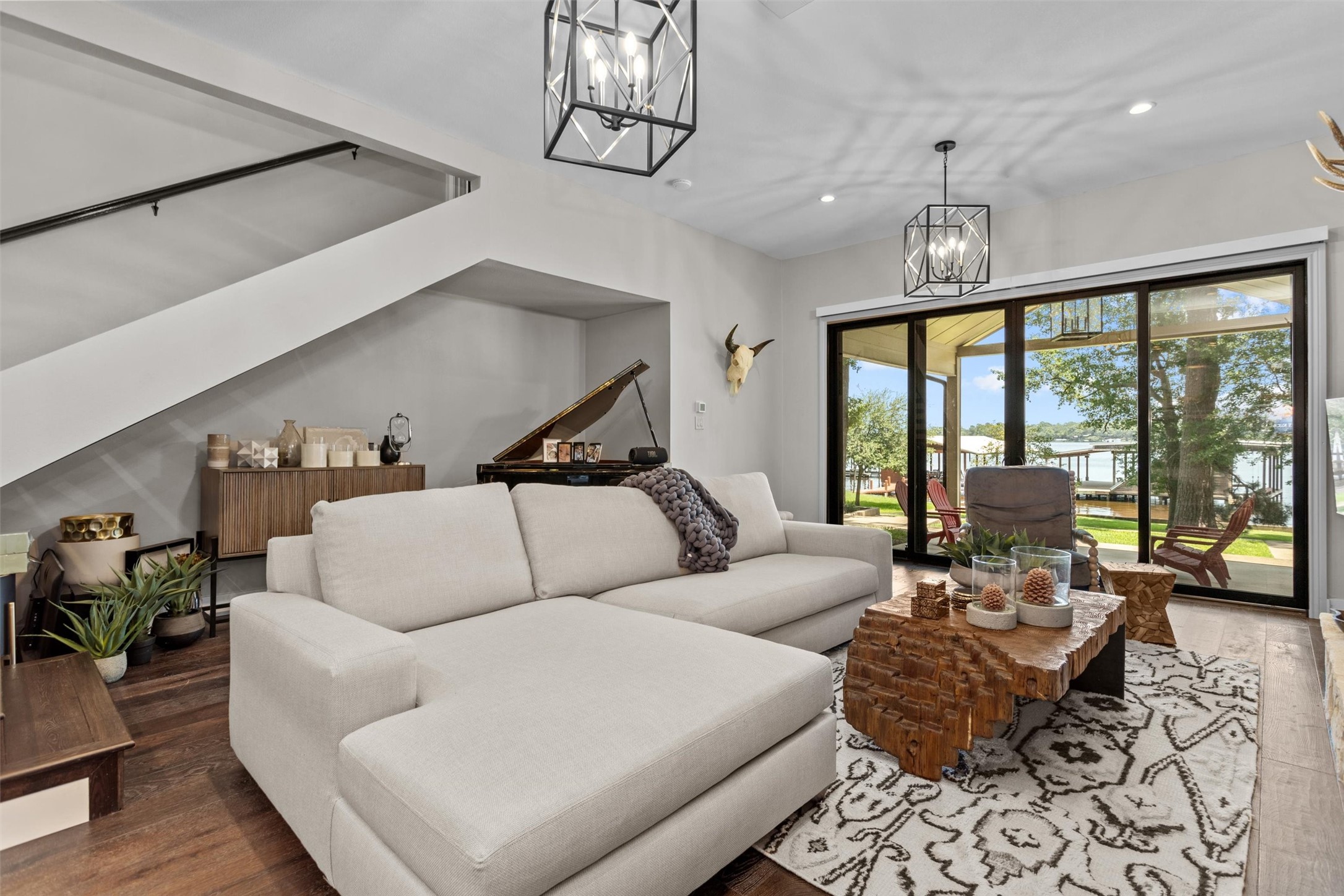 678 Sawmill Road Crockett, TX 75835 - Photo 12 of 29 a living room with furniture ceiling fan and a large window