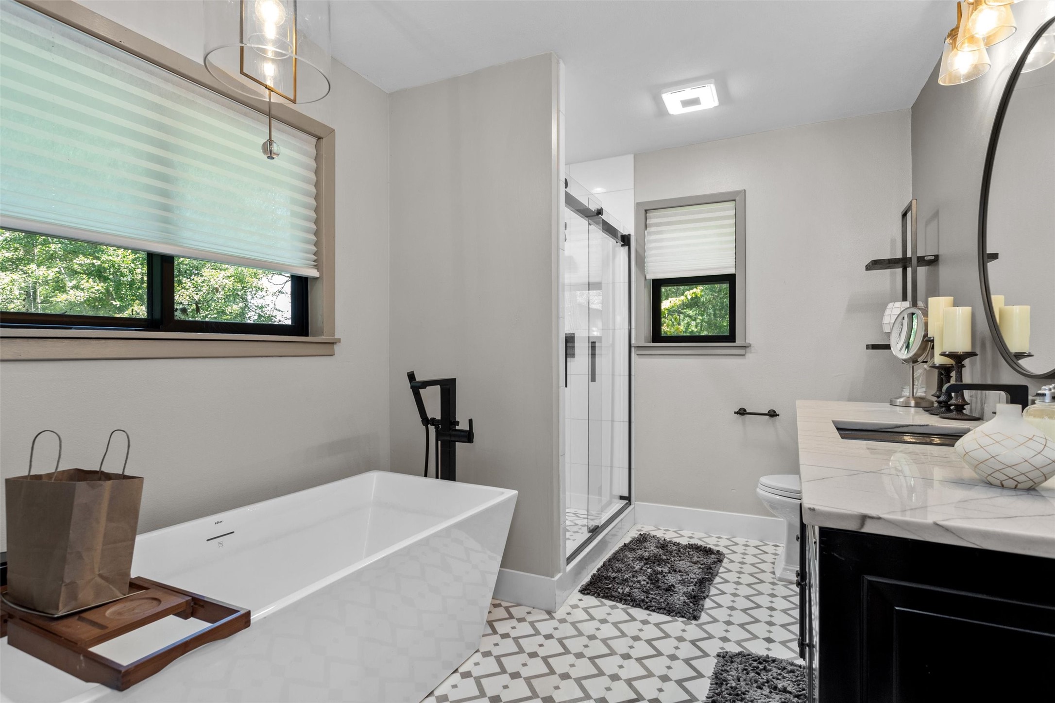 678 Sawmill Road Crockett, TX 75835 - Photo 21 of 29 a bathroom with a sink a toilet and mirror