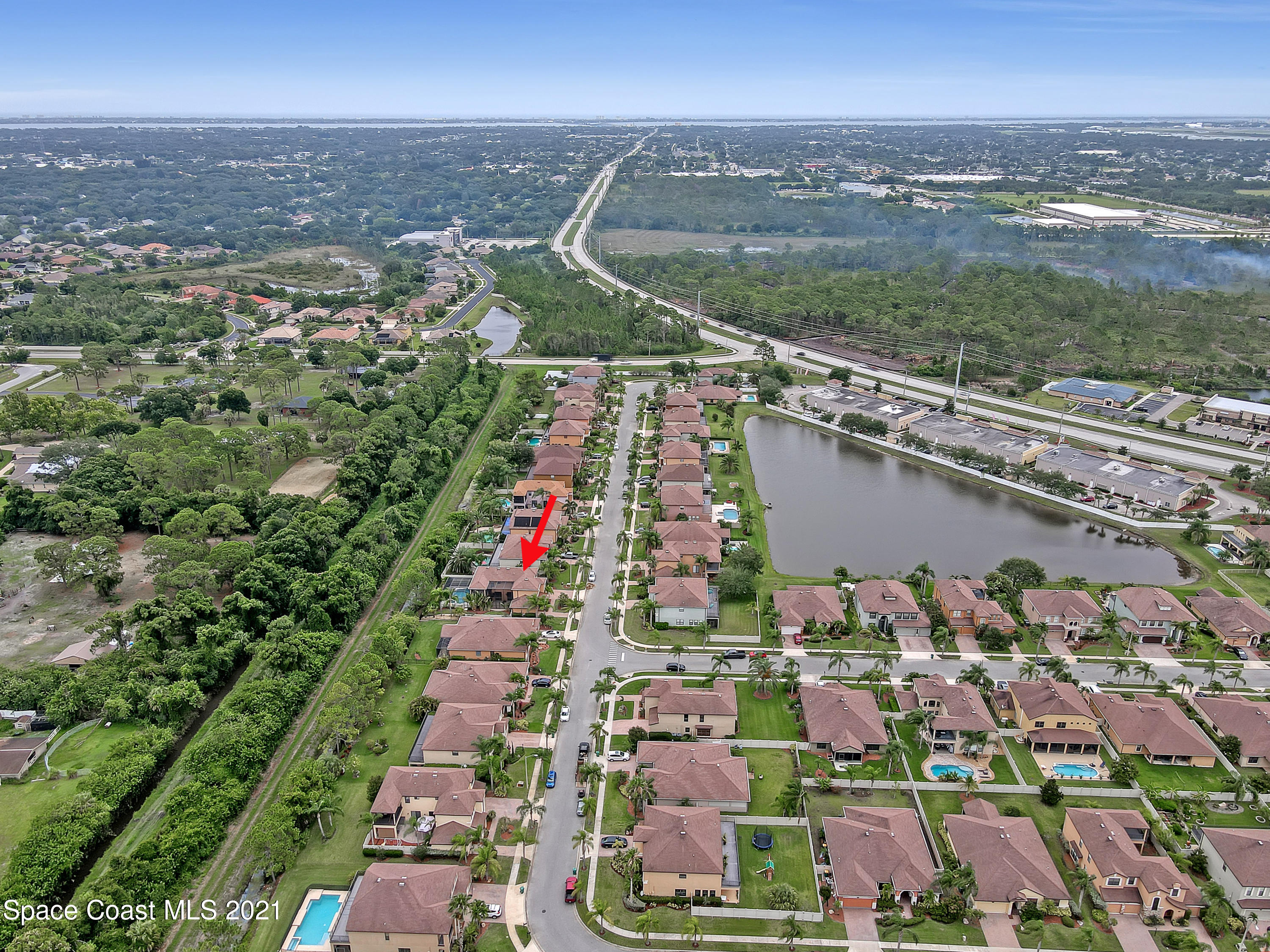 1380 Talon Way Melbourne, FL 32934 - Photo 57 of 59 a view of city and ocean