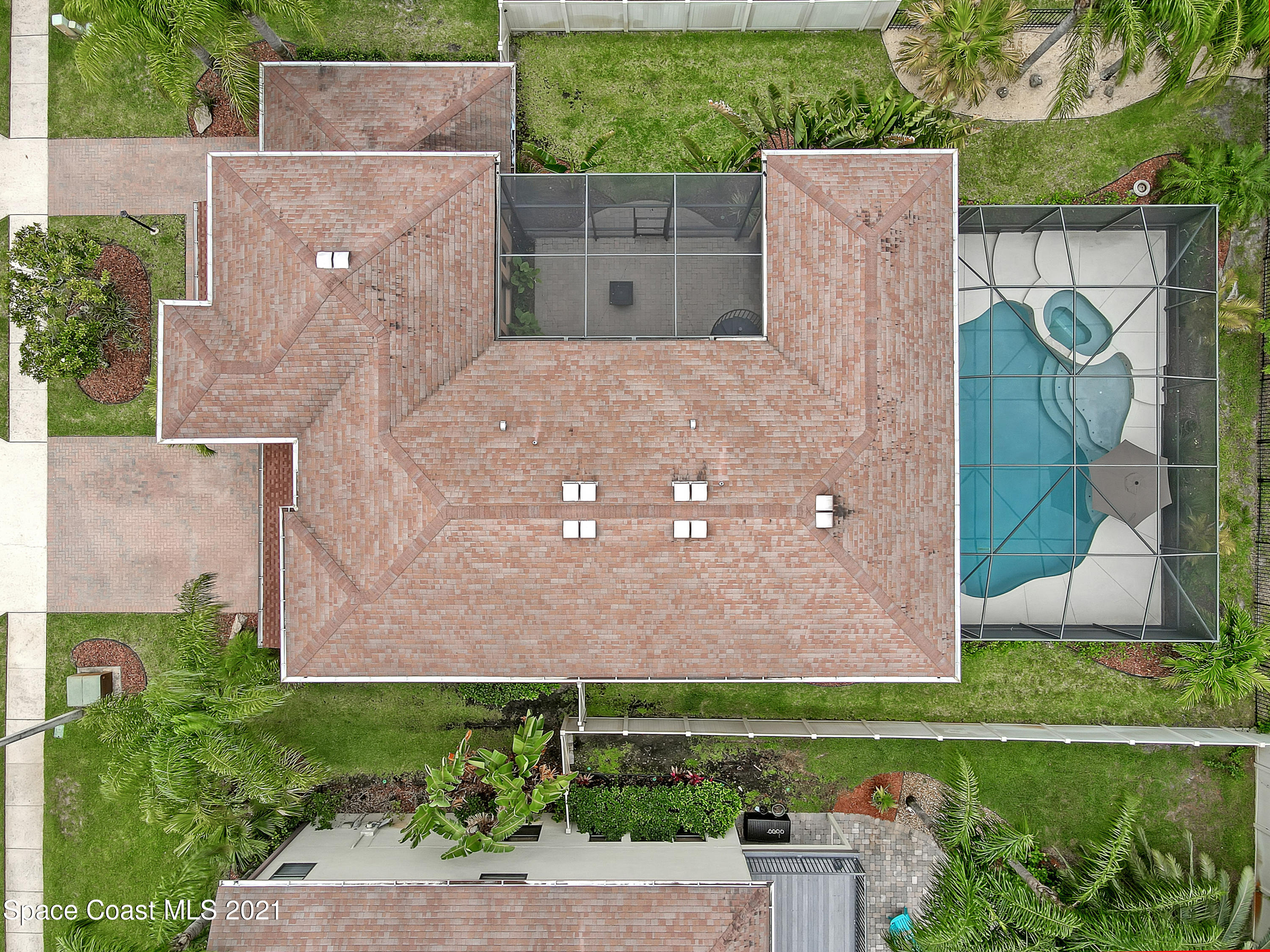 1380 Talon Way Melbourne, FL 32934 - Photo 58 of 59 an aerial view of a house