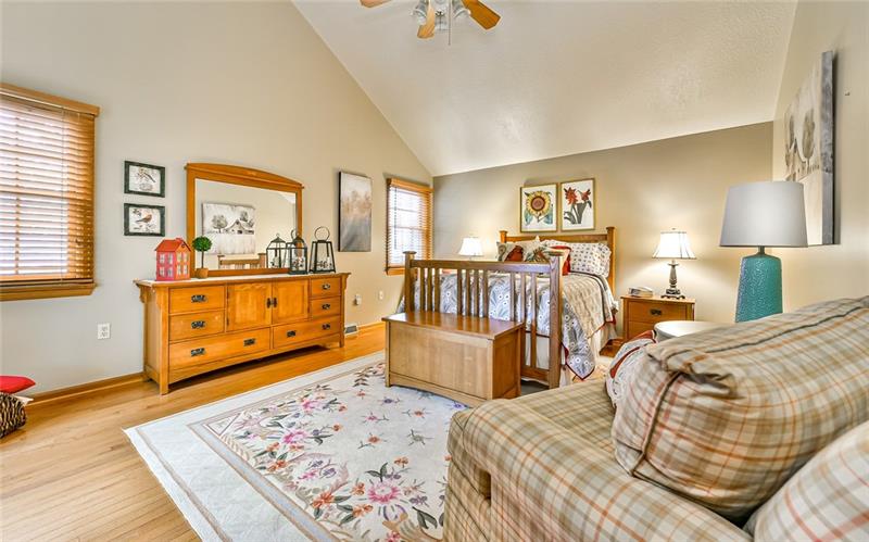 10120 Deer View Point Road Wexford, PA 15090 - Photo 11 of 24 The 17x13 master has hard wood floors as well as a vaulted ceiling. Light and bright with two windows and neutral throughout.