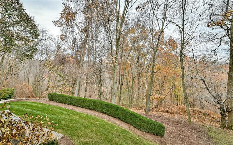 10120 Deer View Point Road Wexford, PA 15090 - Photo 22 of 24 The rear yard contains a shed and beautiful views of North Park. The view is ever changing with each season.