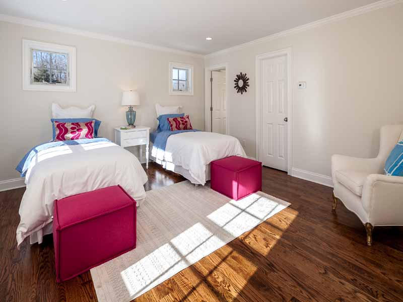 1 Laforge Road Darien, CT 06820 - Photo 18 of 24 a bedroom with two beds and a couch