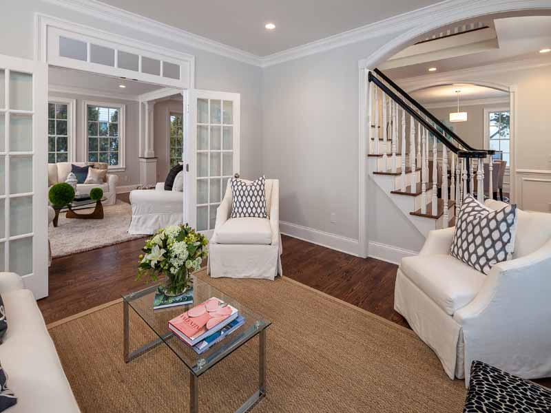 1 Laforge Road Darien, CT 06820 - Photo 2 of 24 a living room with furniture and wooden floor