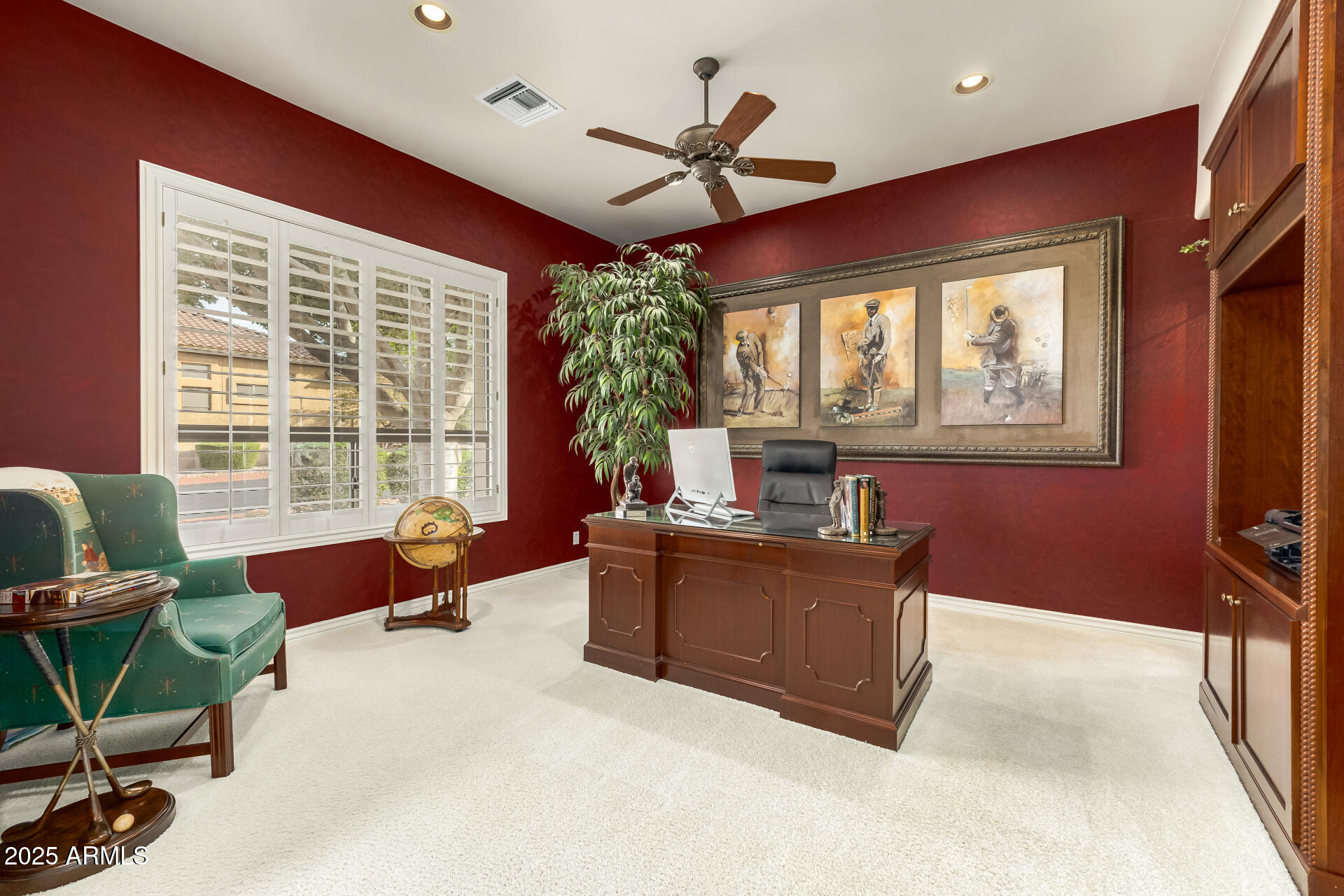 4055 North Recker Road Mesa, AZ 85215 - Photo 36 of 70 a living room with furniture and a large window