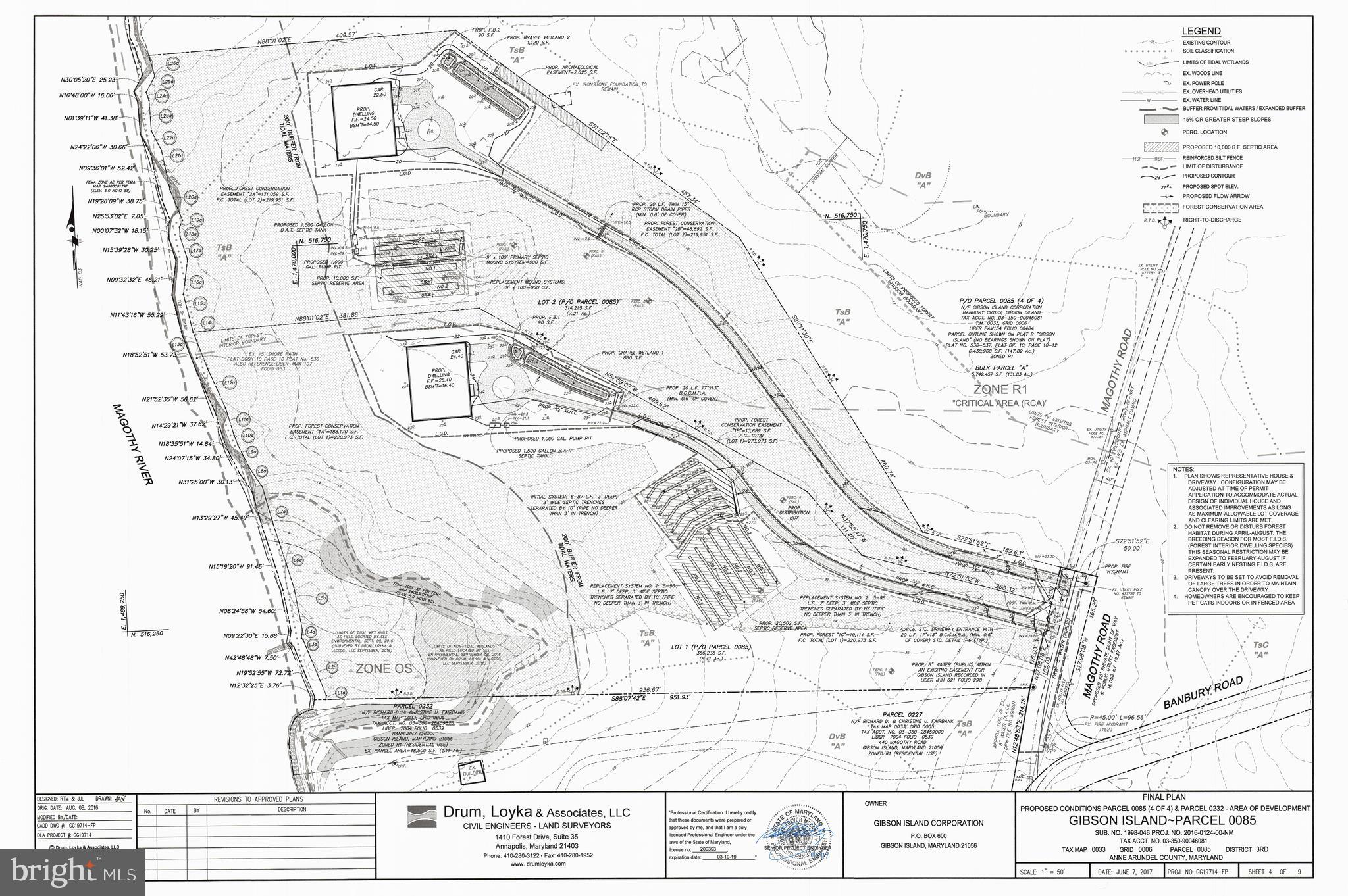 430 Magothy Road Gibson Island, MD 21056 - Photo 31 of 40 Final Plans