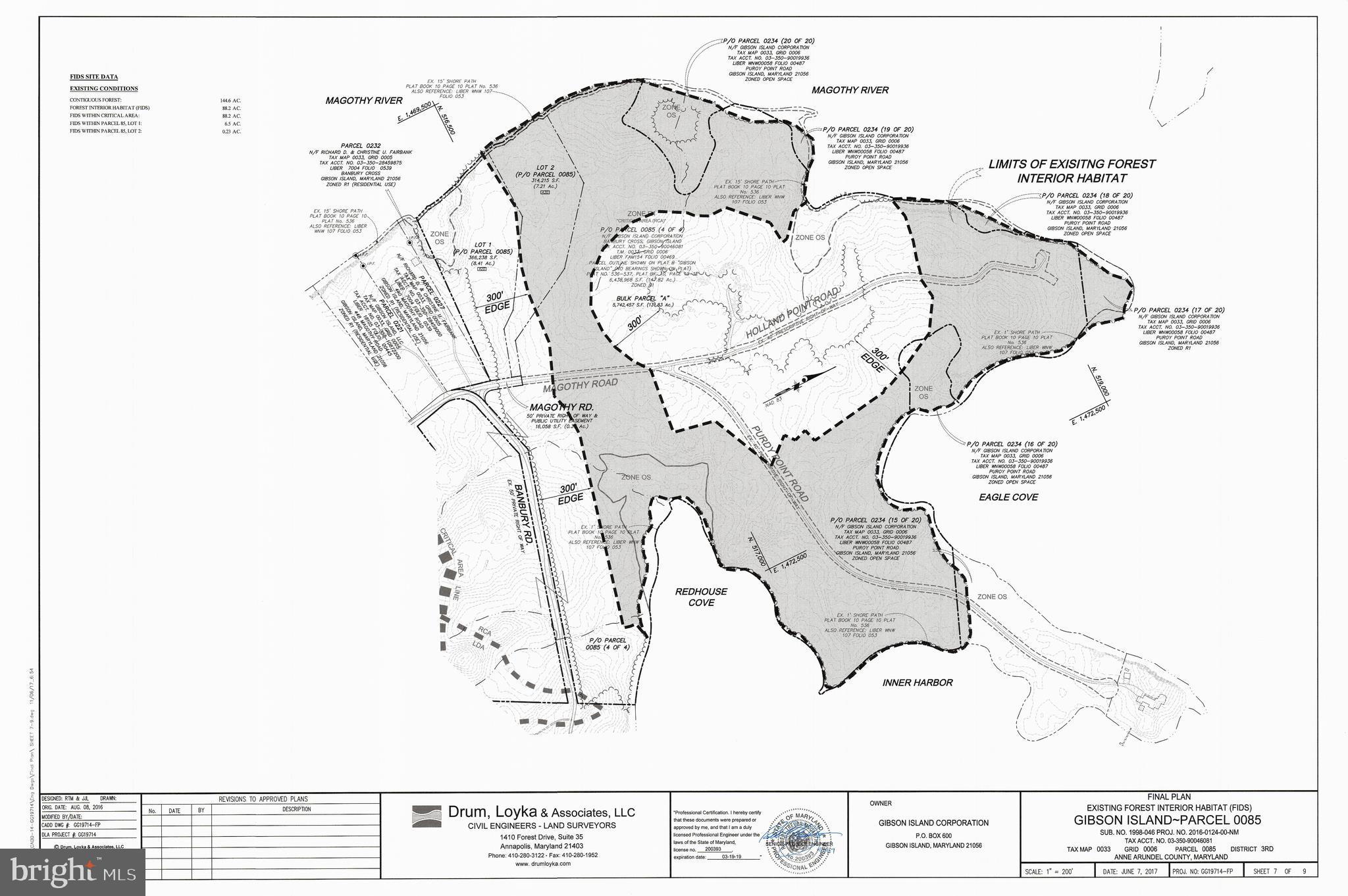 430 Magothy Road Gibson Island, MD 21056 - Photo 34 of 40 Final Plans