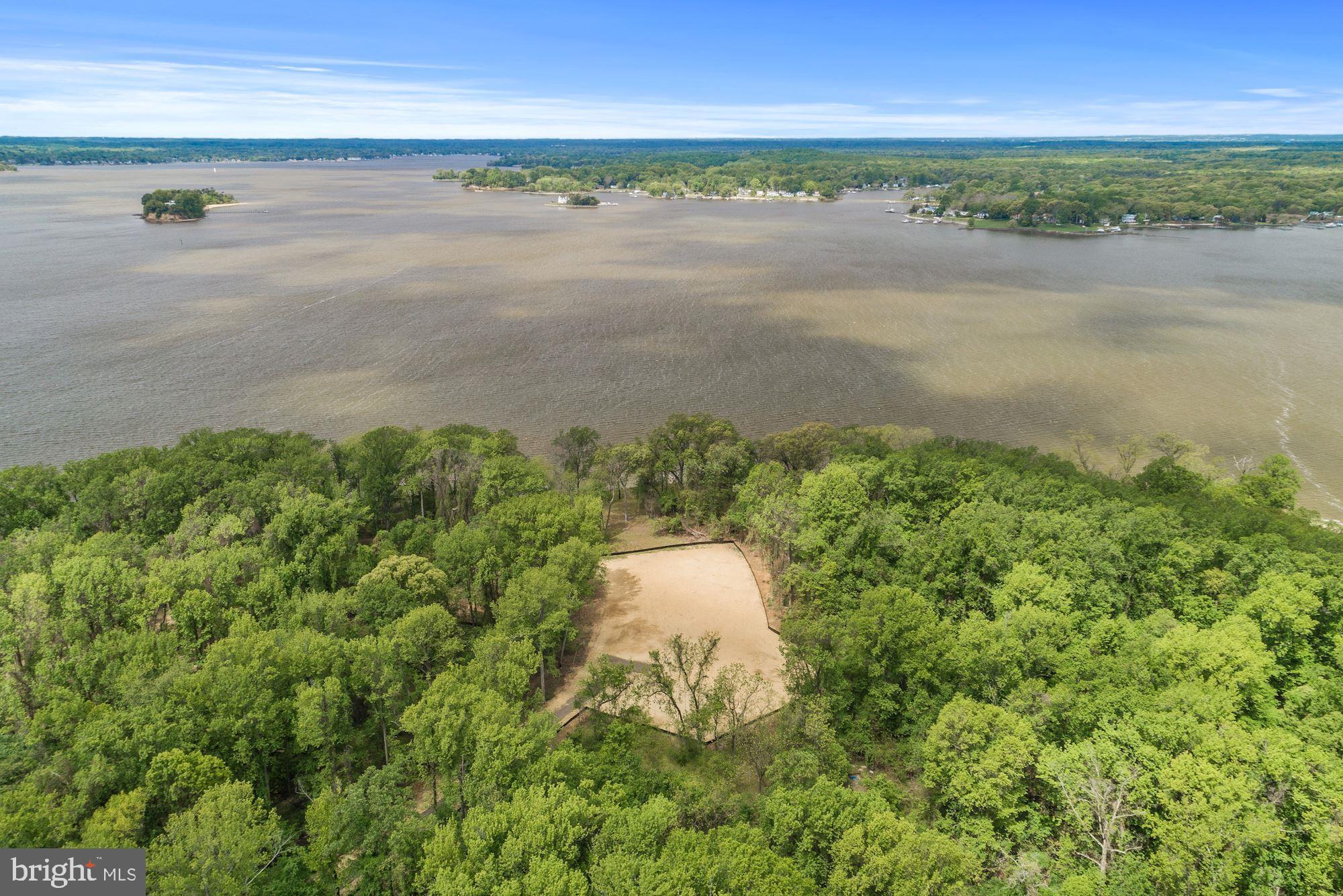 Aerial View of Lot Overlooking the Magothy