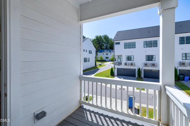a house view with a seating space