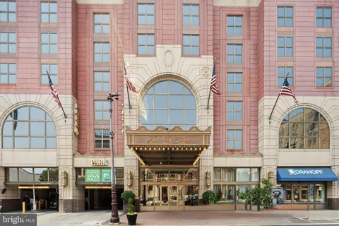 a view of a building with a outdoor space