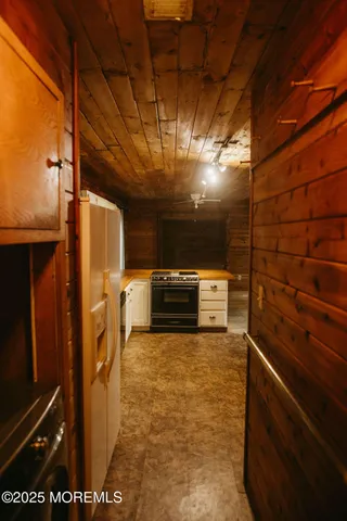 a view of an entrance of the building