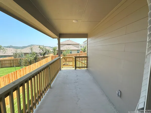 a view of a porch
