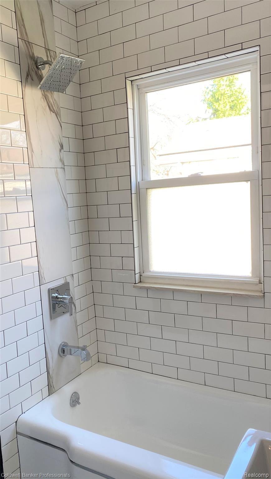 1930 Leitch Road Ferndale, MI 48220 - Photo 17 of 39 Second full bath features a spray shower and lots of light